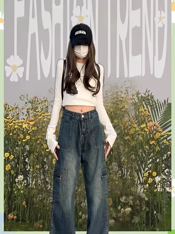 Wide-Leg High-Rise Vintage Wash Jeans — Product details 16
