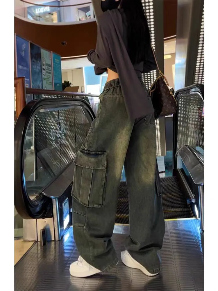 Washed Multi-Pocket Cargo Pants — Product details 3