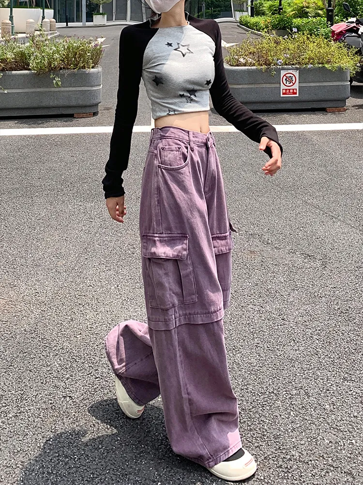 Pantalón Cargo multibolsillo para mujer — Detalles del producto 3