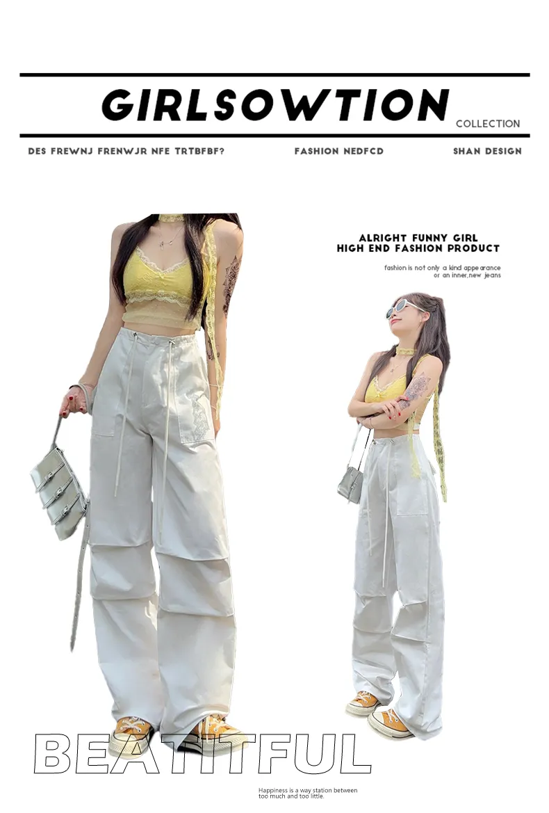 Pantalón Cargo multibolsillo para mujer — Detalles del producto 2
