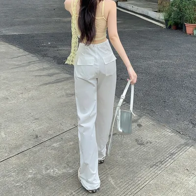 Pantalón Cargo multibolsillo para mujer — view 4