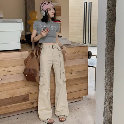 Flared Multi-Pocket Jeans — view 6