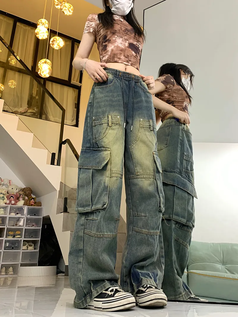 Jeans multibolsillo para mujer — Detalles del producto 5