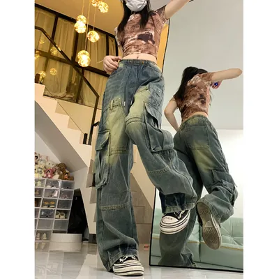 Jeans multibolsillo para mujer — view 4