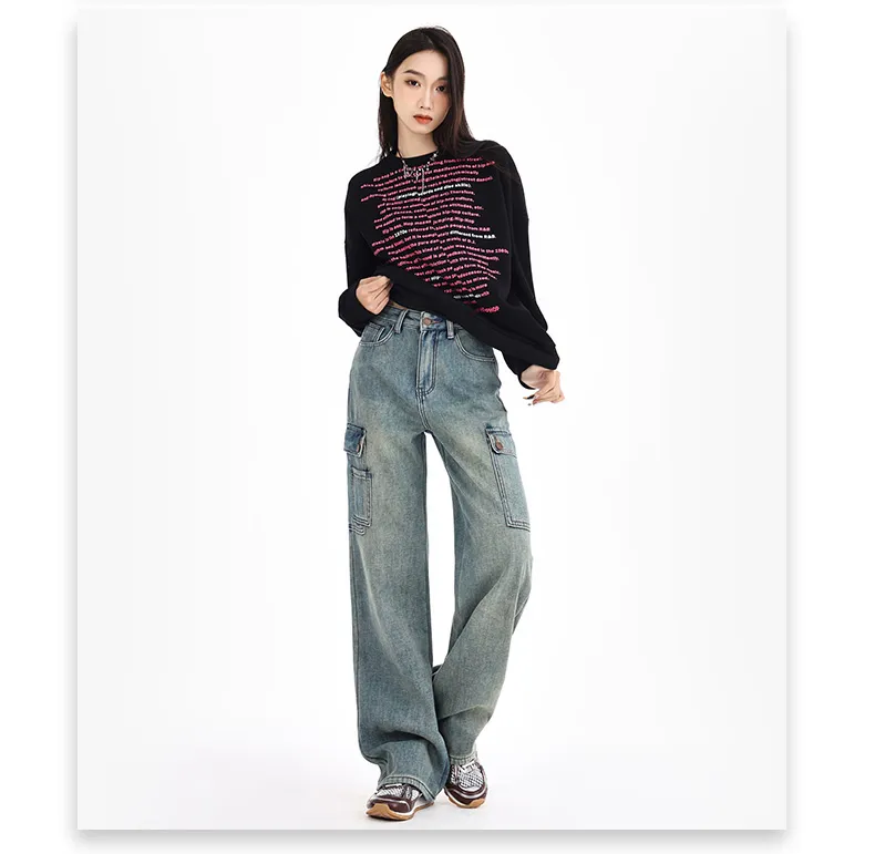 Jeans multibolsillo para mujer — Detalles del producto 8