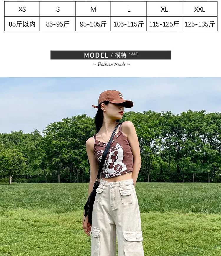 Wide-Leg Multi-Pocket Cargo Pants — Product details 13