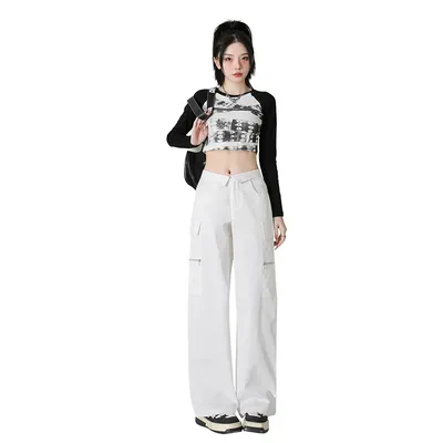 Pantalón Cargo multibolsillo para mujer — view 5