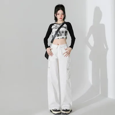 Pantalón Cargo multibolsillo para mujer — view 6