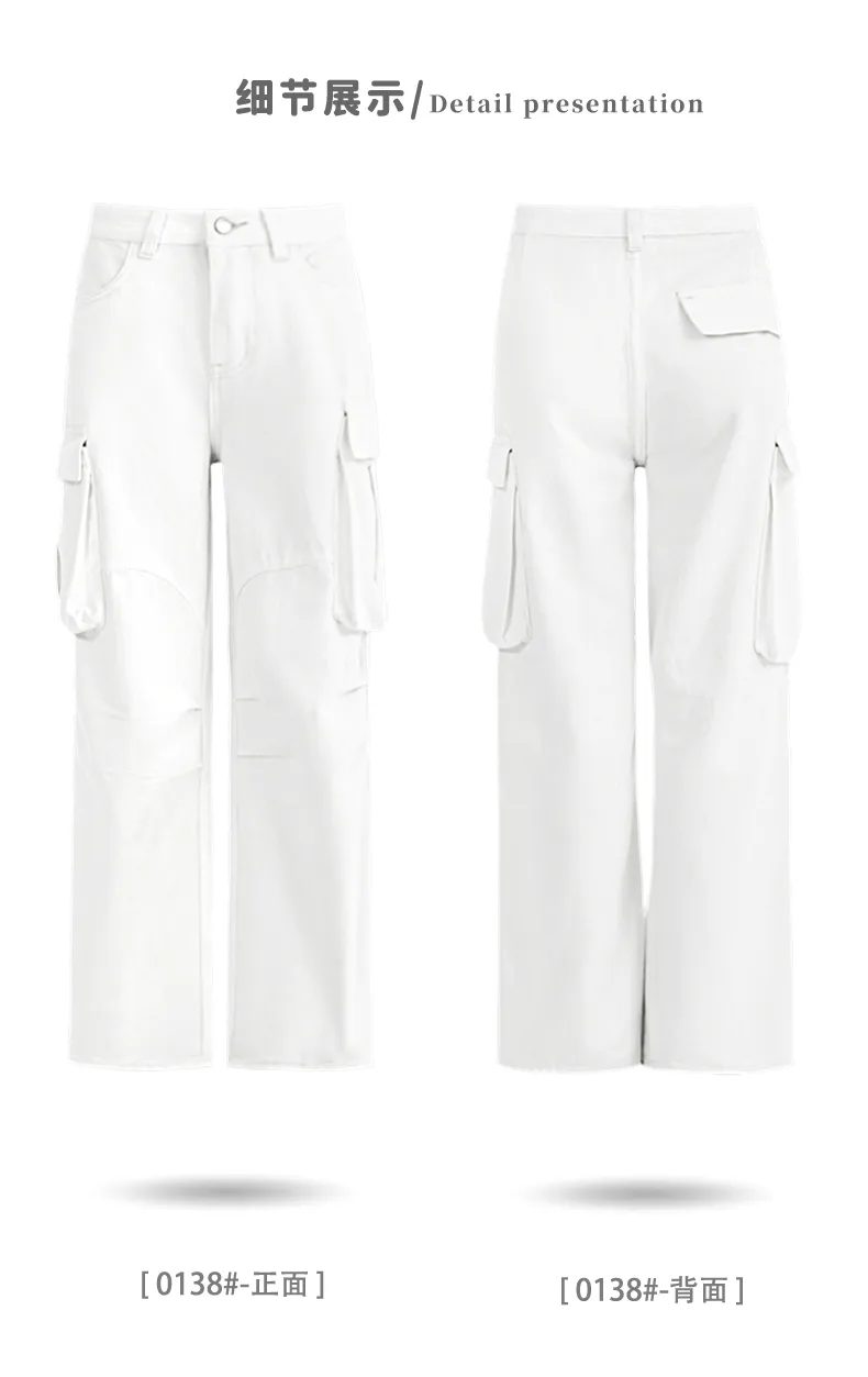Wide-Leg Multi-Pocket Cargo Pants — Product details 2