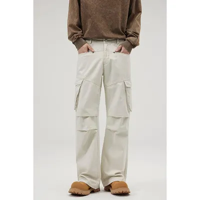 Calça Cargo com pregas com múltiplos bolsos Unissex — view 6