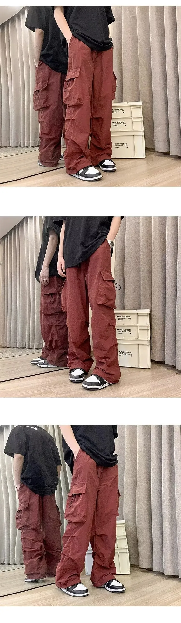 Pantalón Cargo multibolsillo para hombre — Detalles del producto 7