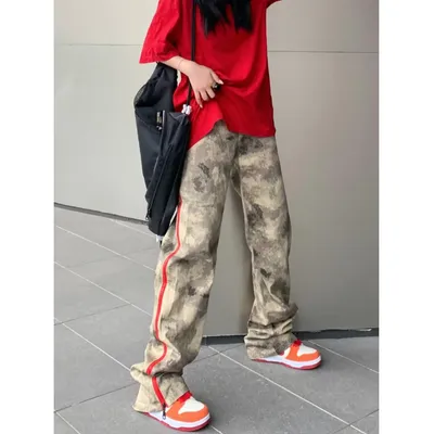 Harem Camo Multi-Pocket Cargo Pants — view 3