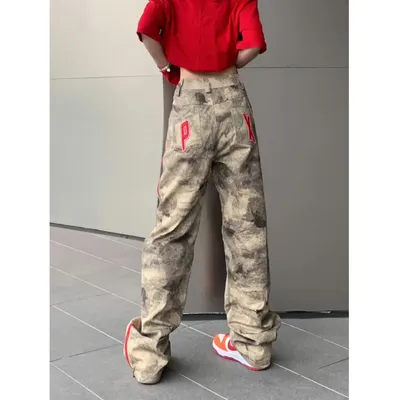 Harem Camo Multi-Pocket Cargo Pants — view 4