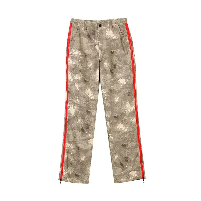 Harem Camo Multi-Pocket Cargo Pants — view 1