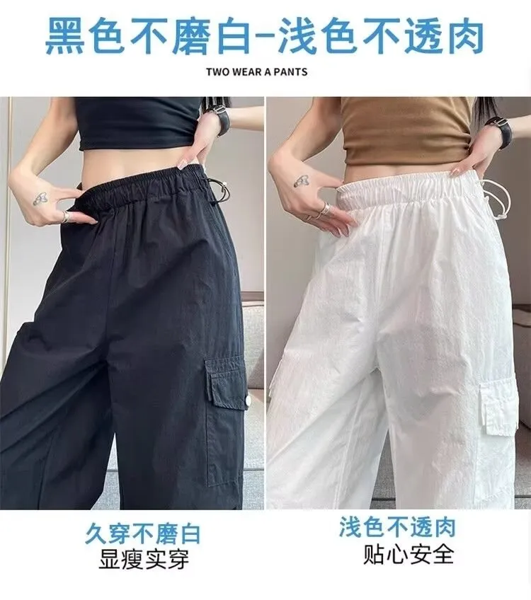 Calça Jeans de cintura alta com múltiplos bolsos Feminina — Detalhes do produto 8