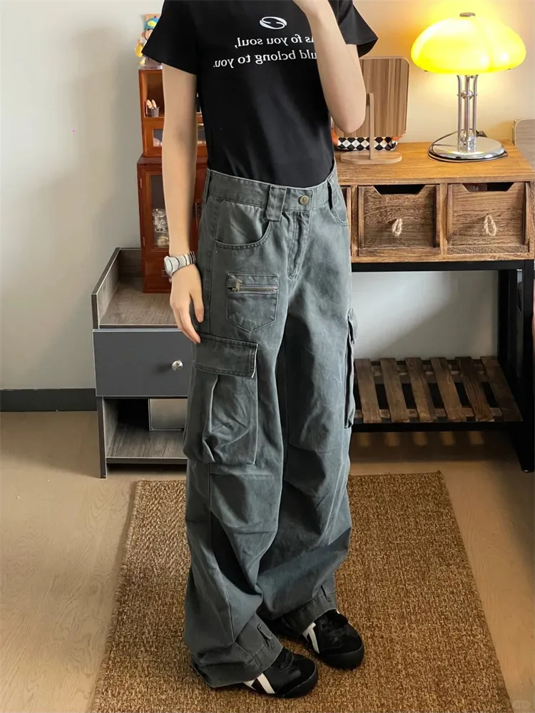 Pantalón Cargo multibolsillo para mujer — Detalles del producto 5