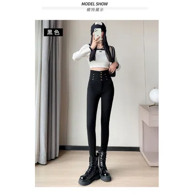 Calça Jeans cigarro de cintura super alta Feminina — view 10