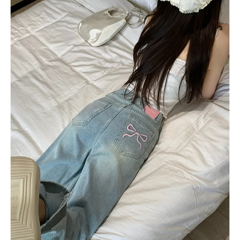 Calça Jeans com bordado Feminina — Detalhes do produto 5
