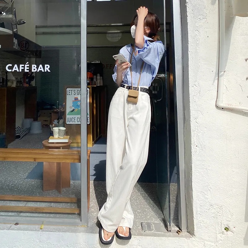 Jeans de corte recto para mujer — Detalles del producto 17