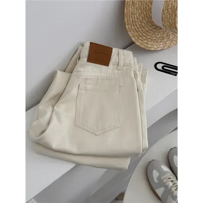 Jeans de corte recto para mujer — view 5
