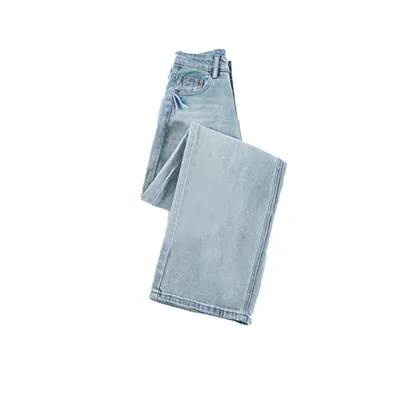 Jeans de pierna ancha, de tiro alto, de corte ligero para mujer — view 5