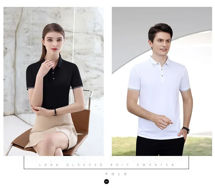 Camisa Polo de tela fresca unisex — Detalles del producto 6