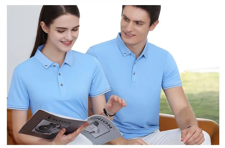 Camisa Polo de tela fresca unisex — Detalles del producto 8