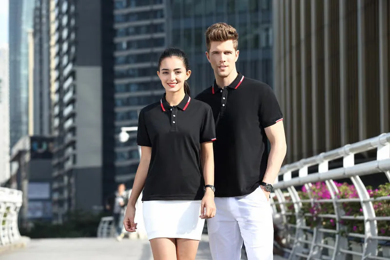 Unisex Reflective Trim Polo Shirt — Product details 7
