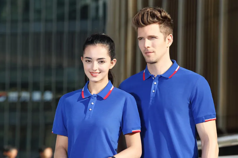 Unisex Reflective Trim Polo Shirt — Product details 8