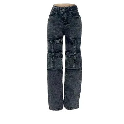 Jeans de pierna ancha, de tiro alto para mujer — view 4