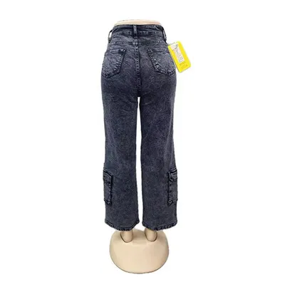 High-Rise Multi-Pocket Jeans — view 3