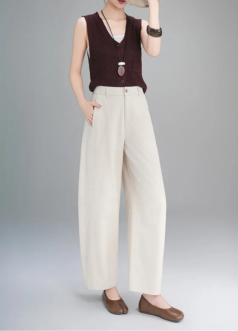 Jeans de tiro alto, transpirable para mujer — Detalles del producto 13
