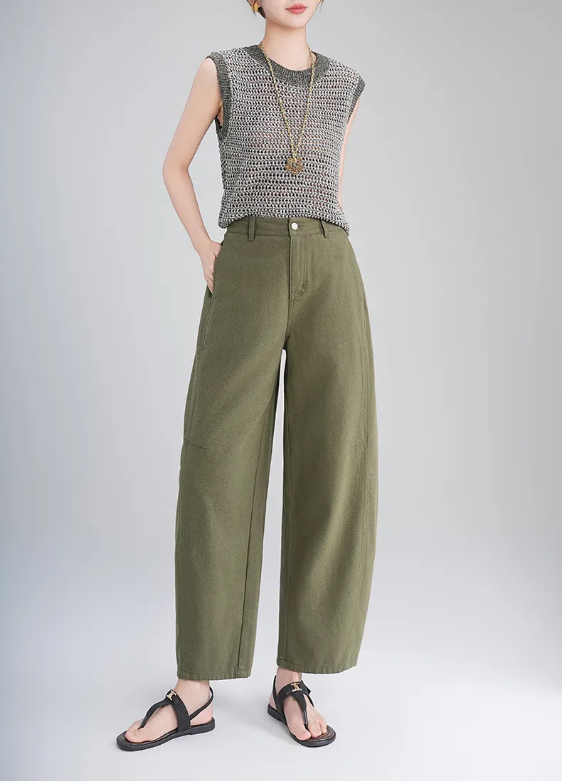 Jeans de tiro alto, transpirable para mujer — Detalles del producto 16