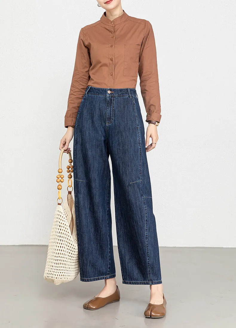 Jeans de tiro alto, transpirable para mujer — Detalles del producto 22