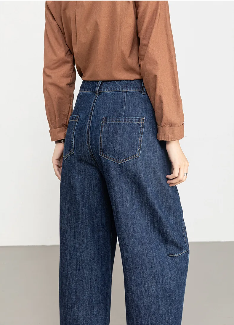 Jeans de tiro alto, transpirable para mujer — Detalles del producto 24
