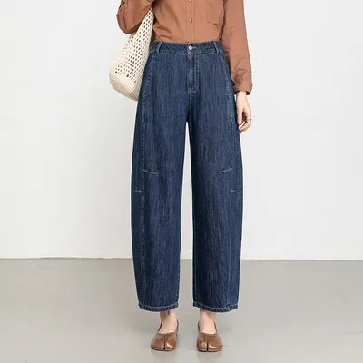 High-Rise Breathable Jeans — LX-JN-051