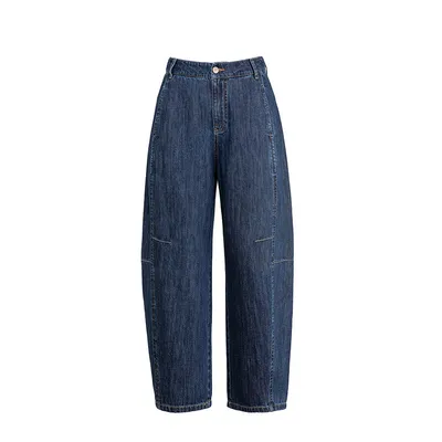Jeans de tiro alto, transpirable para mujer — view 5