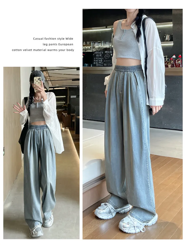 Wide-Leg High-Rise Petite Jeans — Product details 14