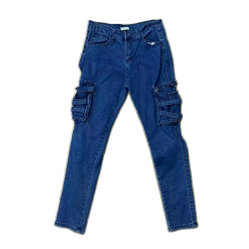 High-Rise Multi-Pocket Jeans — view 1