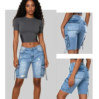 Jeans con rasguños, con elastano para hombre — view 3