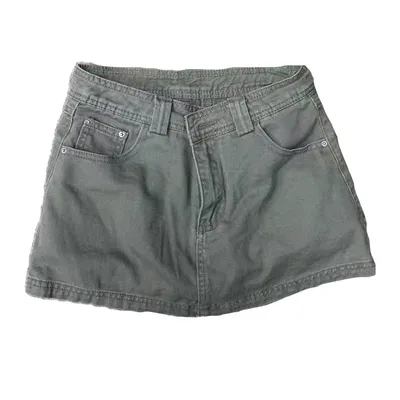 A-Line High-Rise Petite Denim Skirt — LX-SK-002